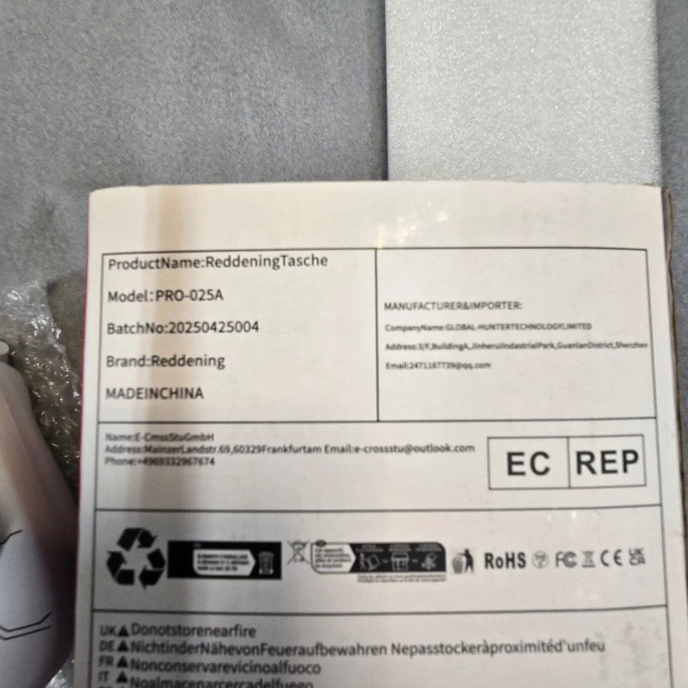 Reddening PRO-025A Wireless‎ Controller for Nintendo Switch OLED White Handheld